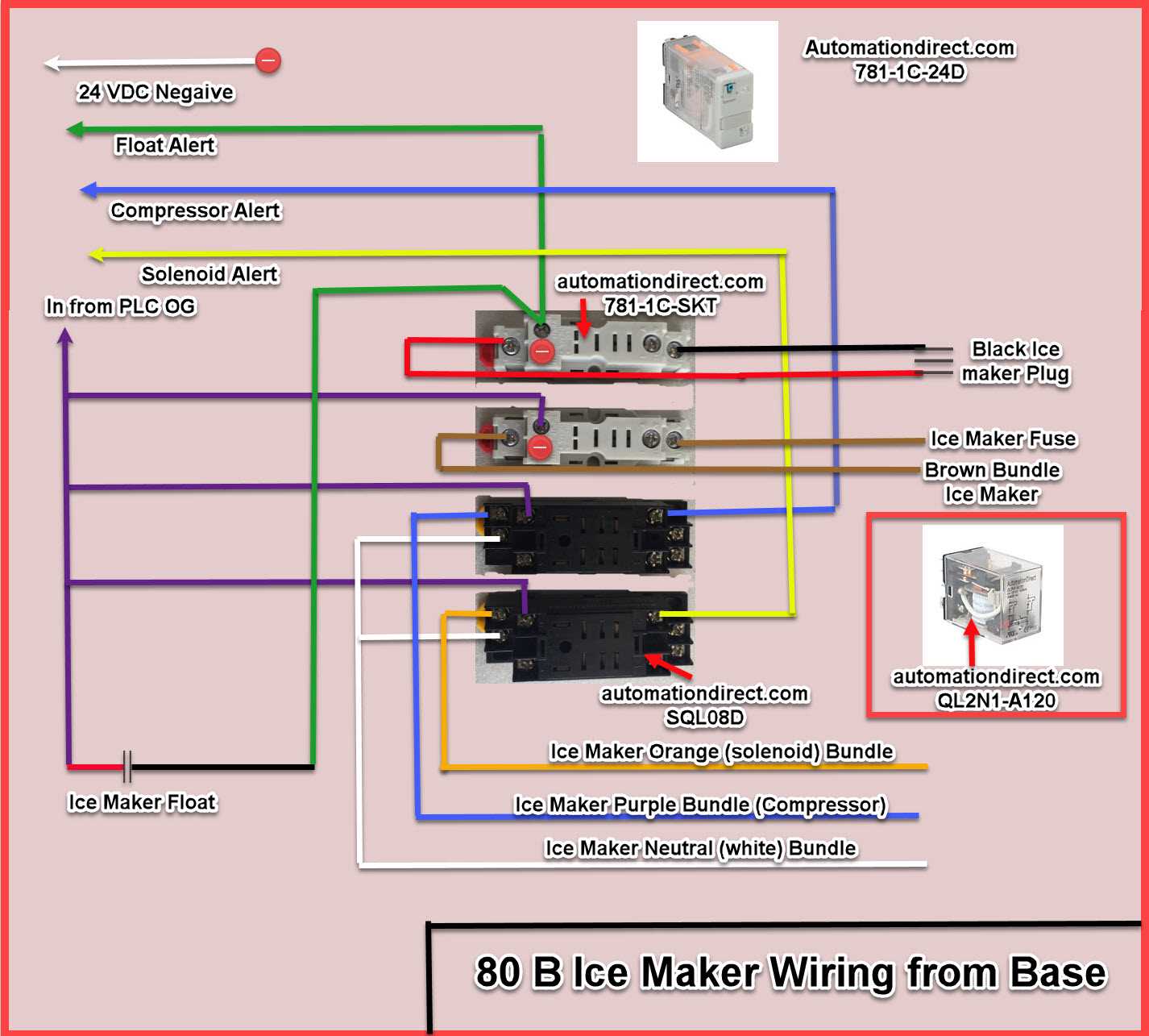 ice maker wiring diagram