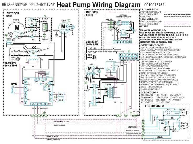 heat pump wiring diagrams