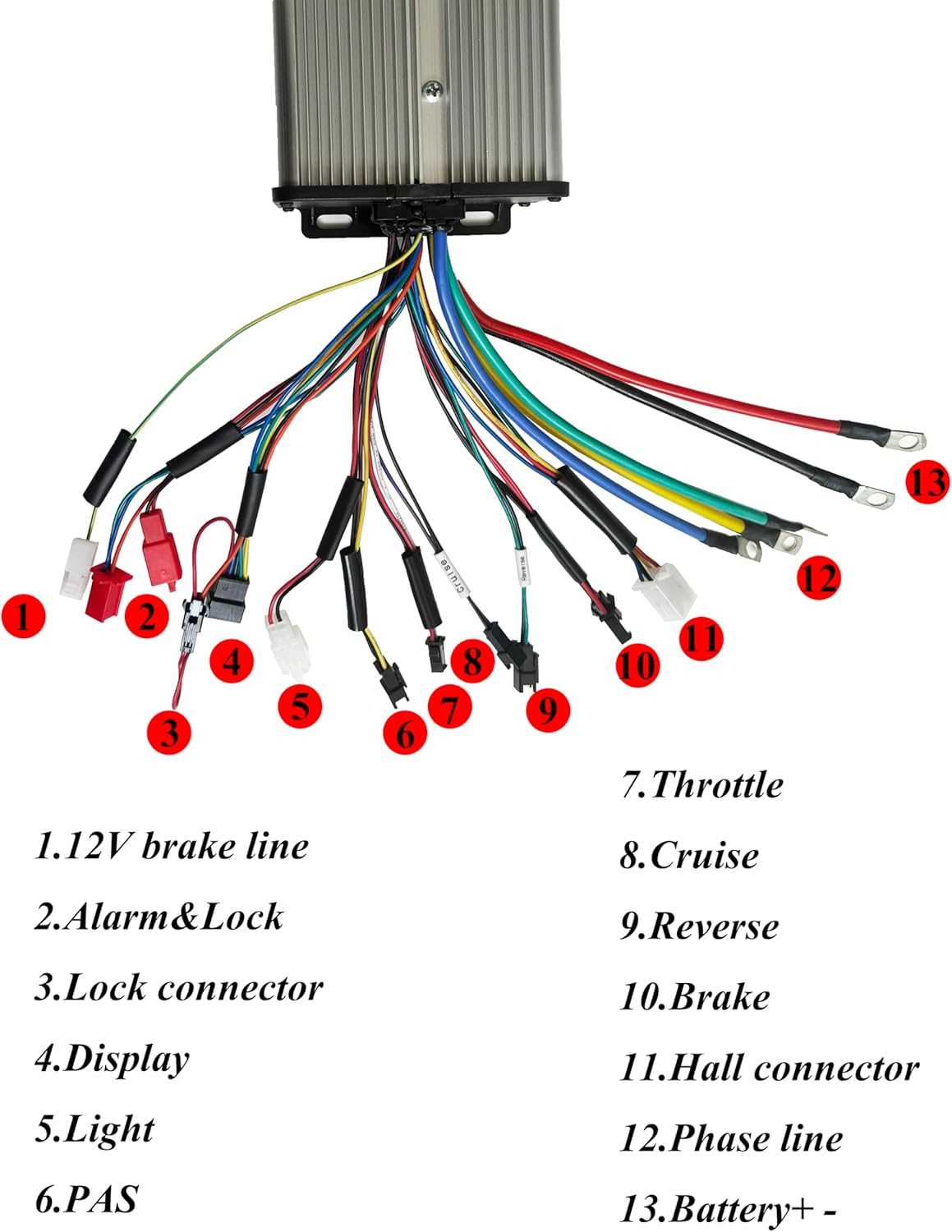 electric bike hub motor wiring diagram