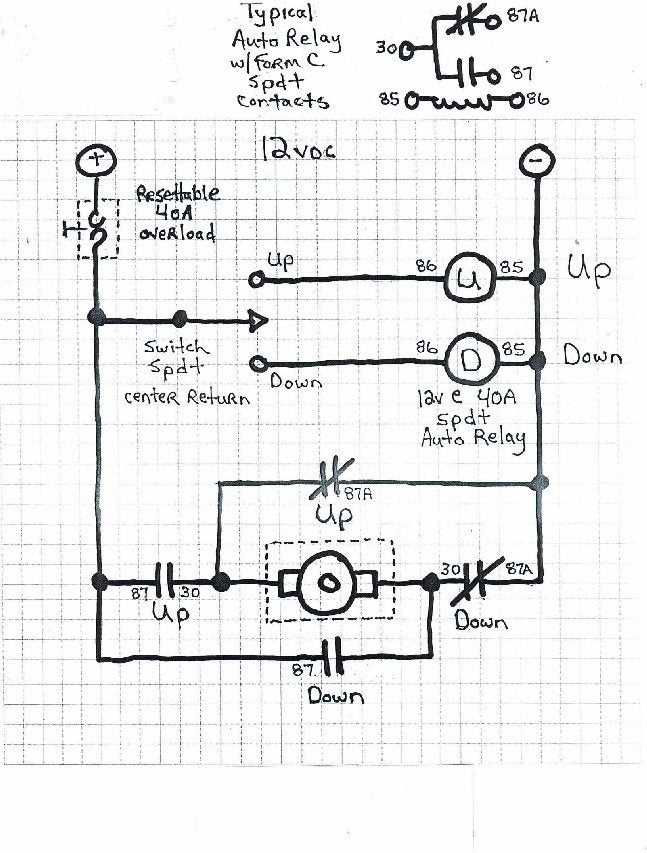 wiring diagram for mercruiser trim pump