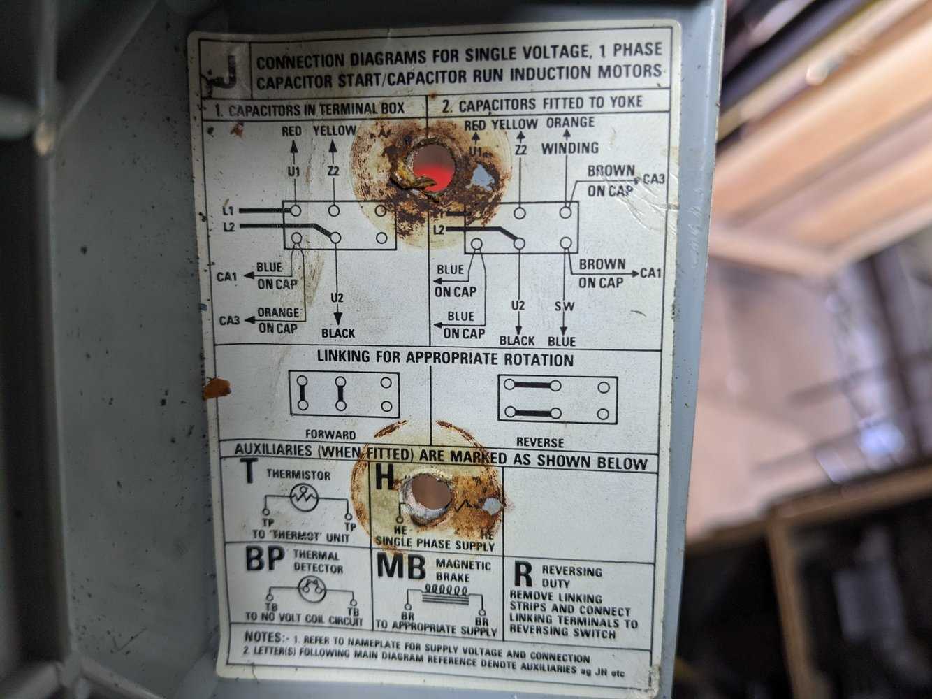 electric hoist single phase hoist wiring diagram