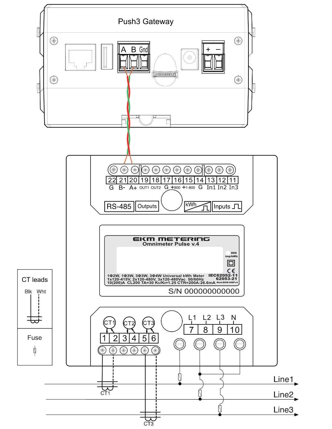 3 wire wiring diagram