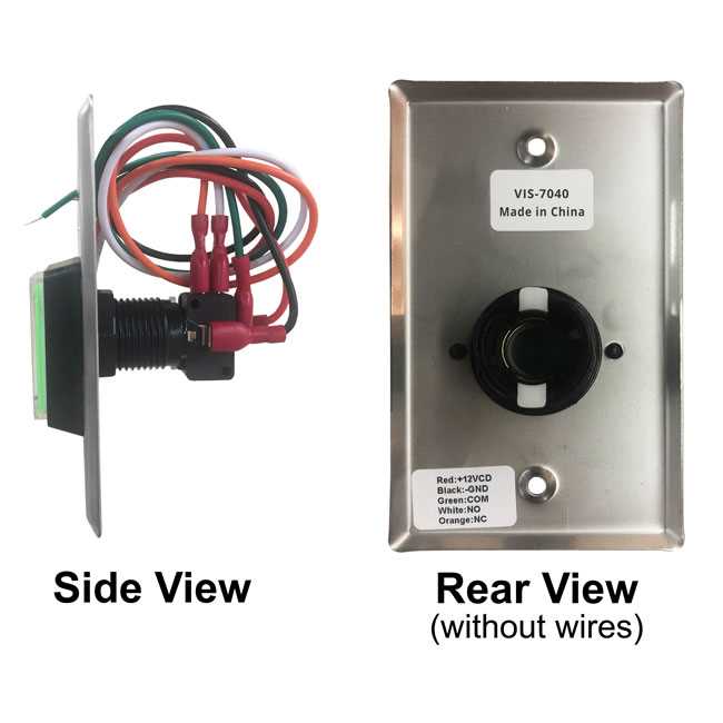 push to exit button wiring diagram