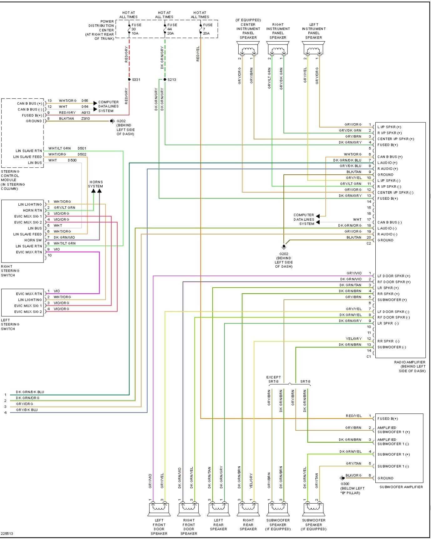 2006 chrysler 300 stereo wiring diagram