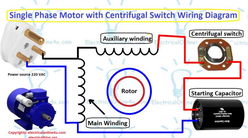 2 speed single phase motor wiring diagram