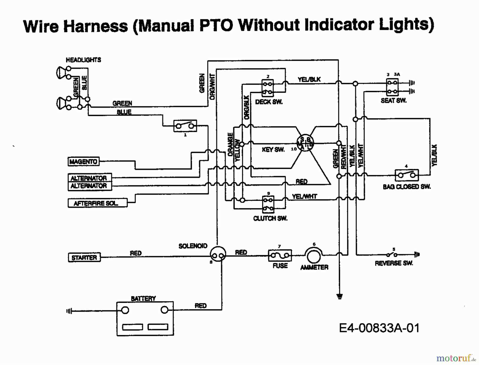 wiring diagram for a western plow