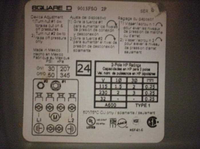 220 volt pressure switch wiring diagram