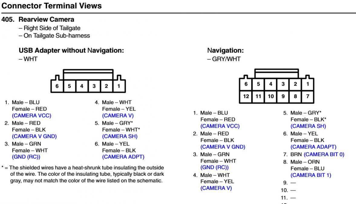 backup camera wiring diagram