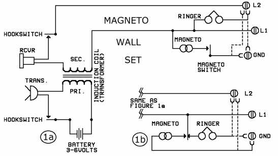 old telephone wiring diagram