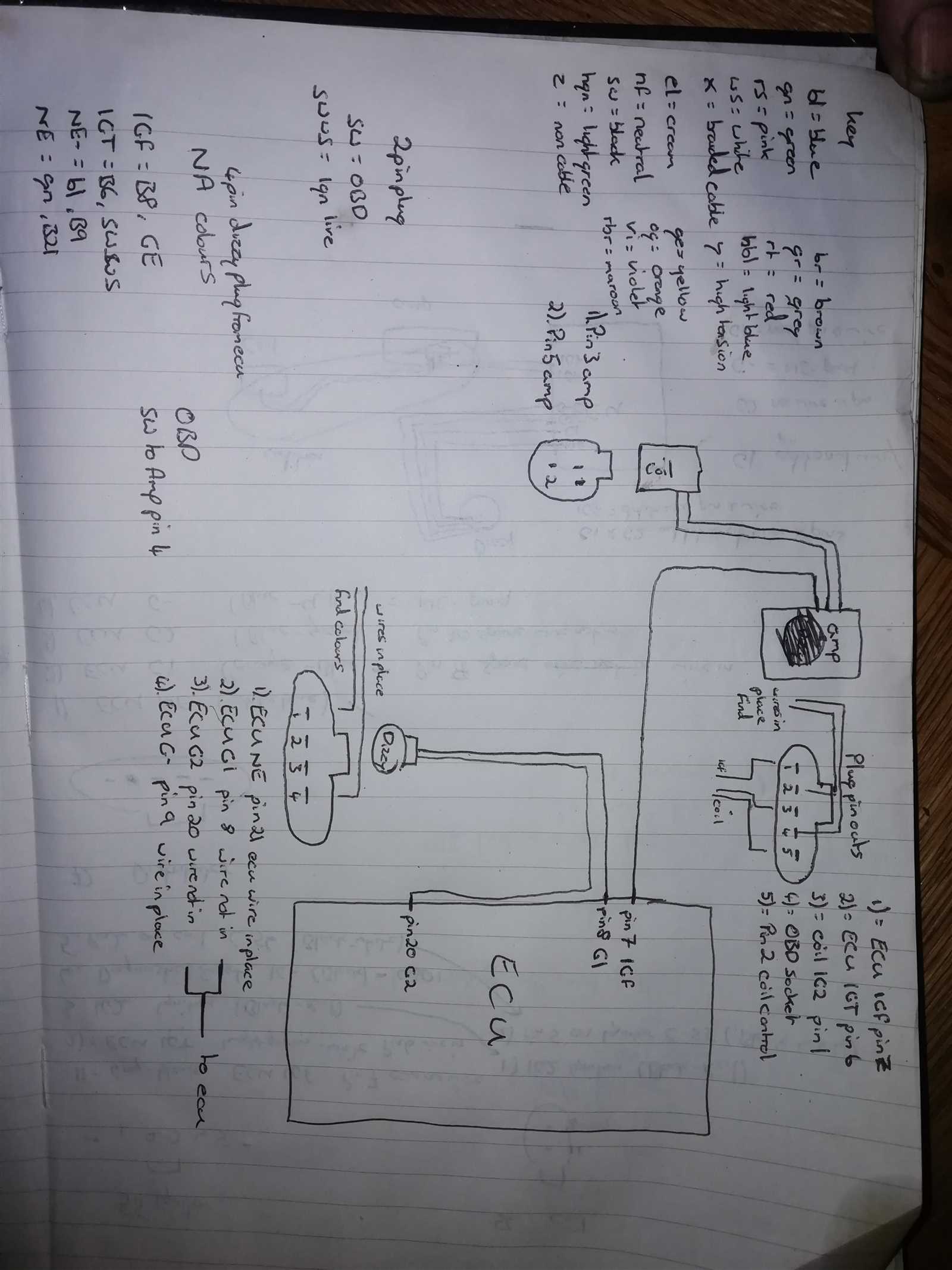 4 wire distributor wiring diagram