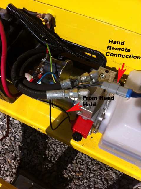 4 wire dump trailer remote control switch wiring diagram