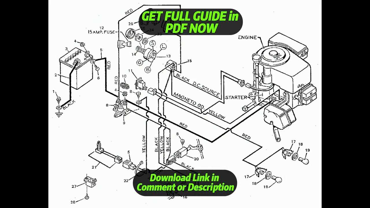 wiring diagram for a craftsman riding mower