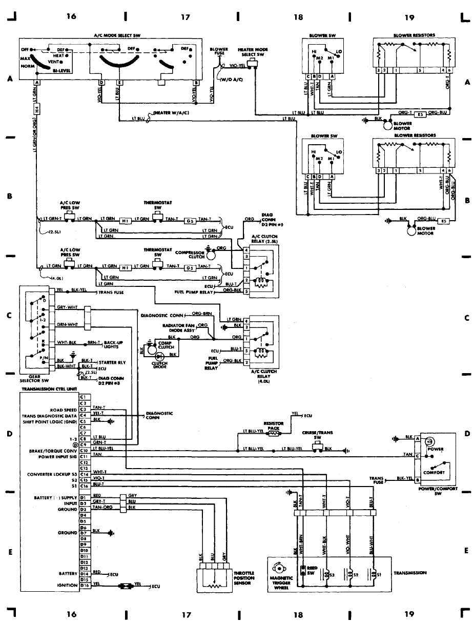 2001 jeep cherokee stereo wiring diagram