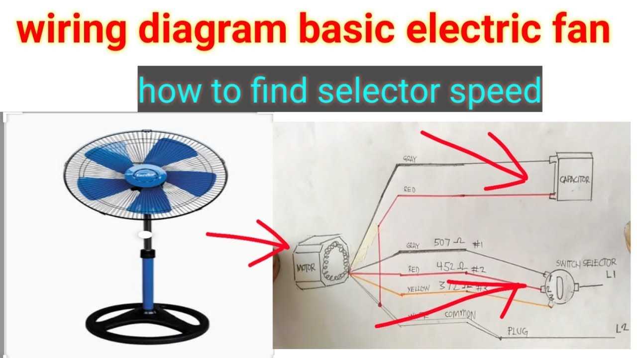 wiring diagram fan motor