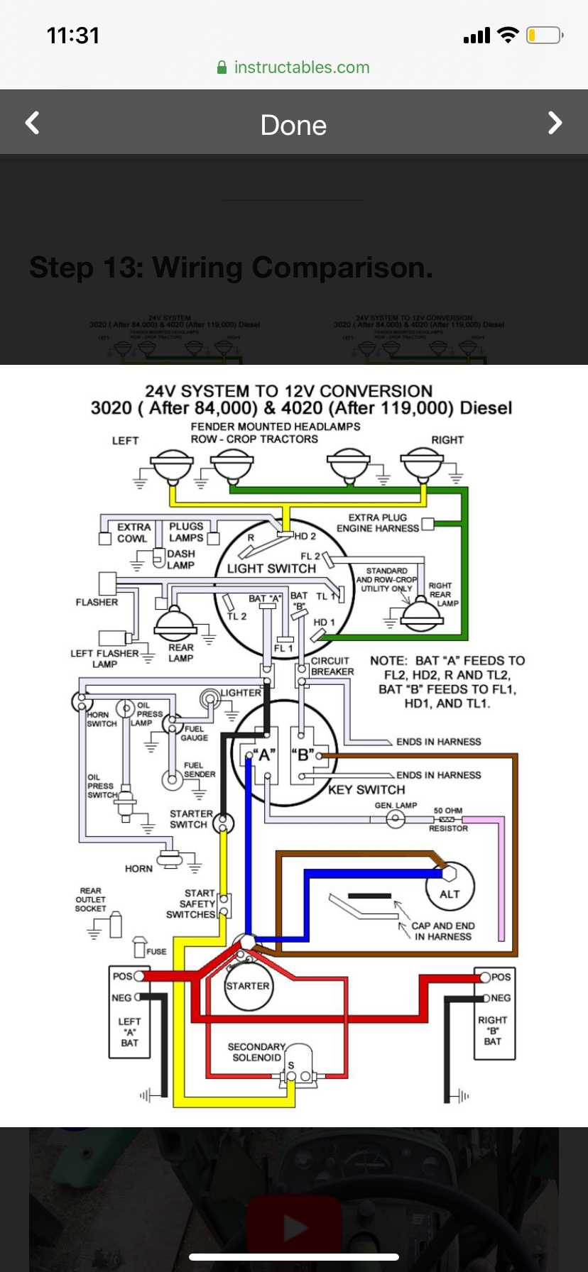 john deere alternator wiring diagram