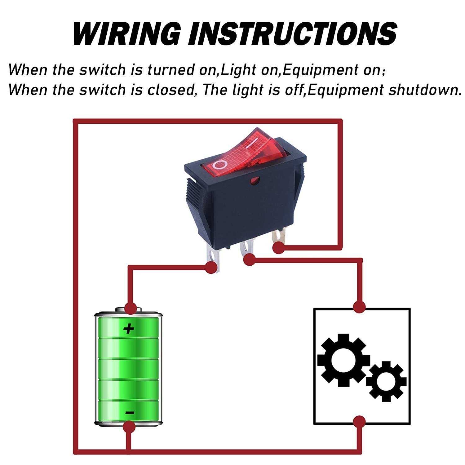 3 pin on off switch wiring diagram