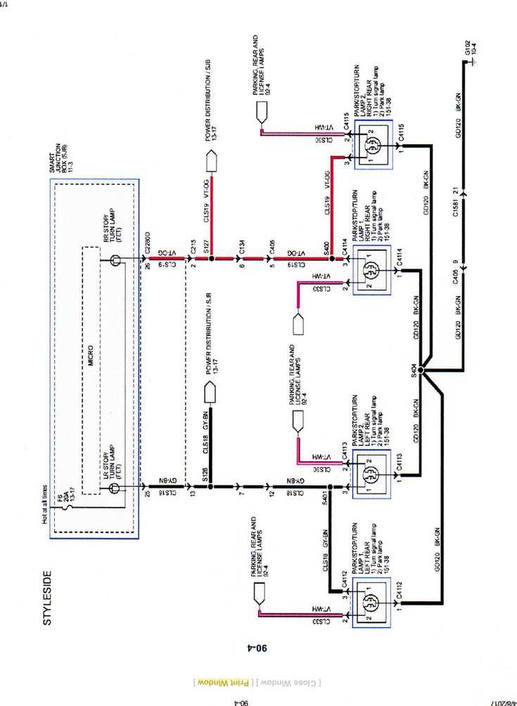 1987 ford f250 brake light wiring diagram