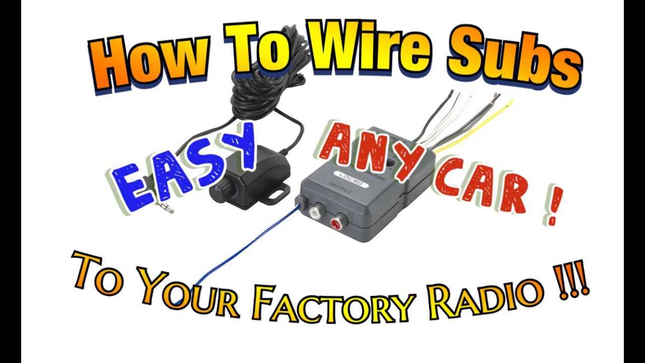 2 channel line output converter wiring diagram