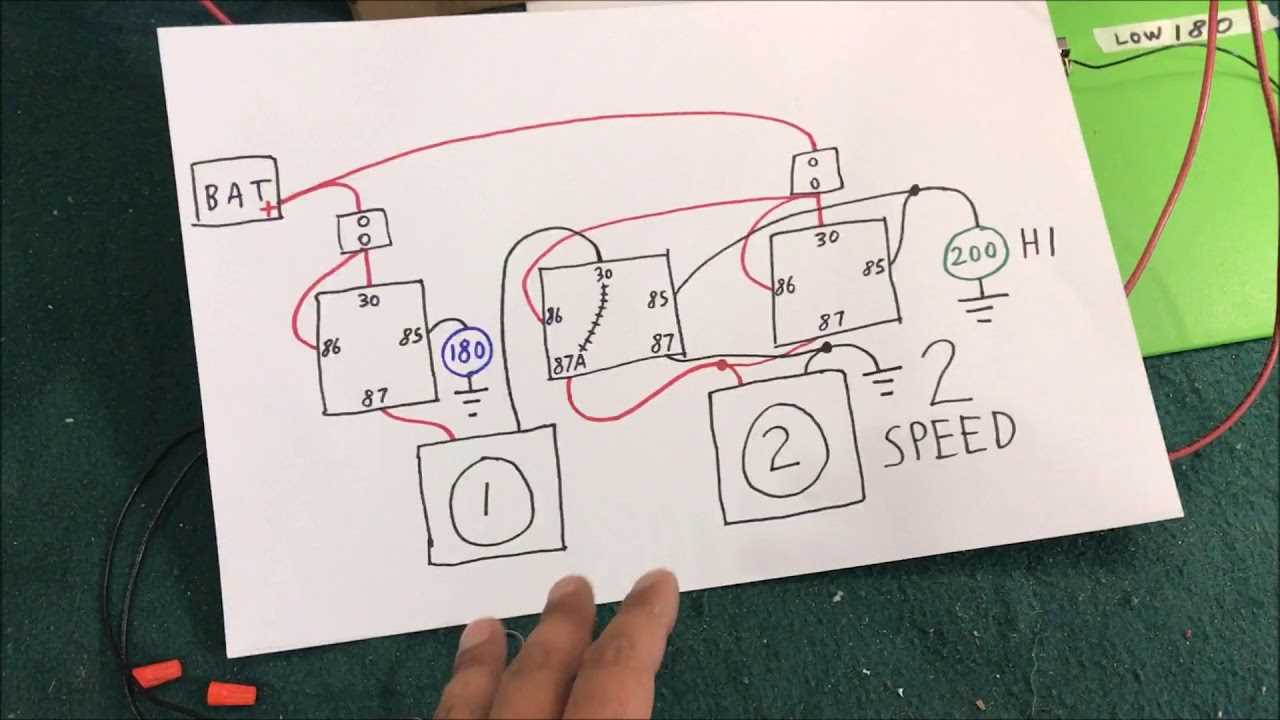 electric car fan wiring diagram