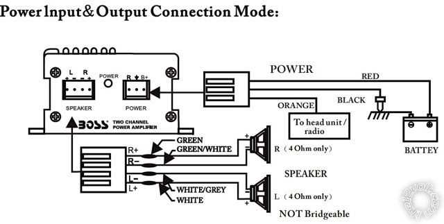 boss marine radio wiring diagram