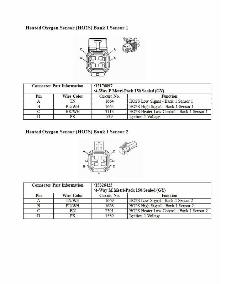 gm o2 sensor wiring diagram