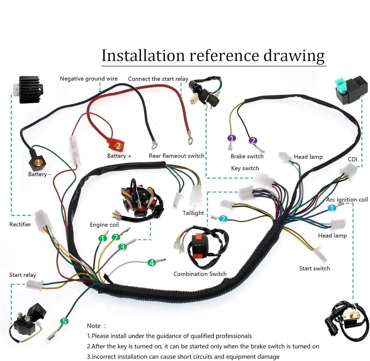 gy6 ignition switch wiring diagram