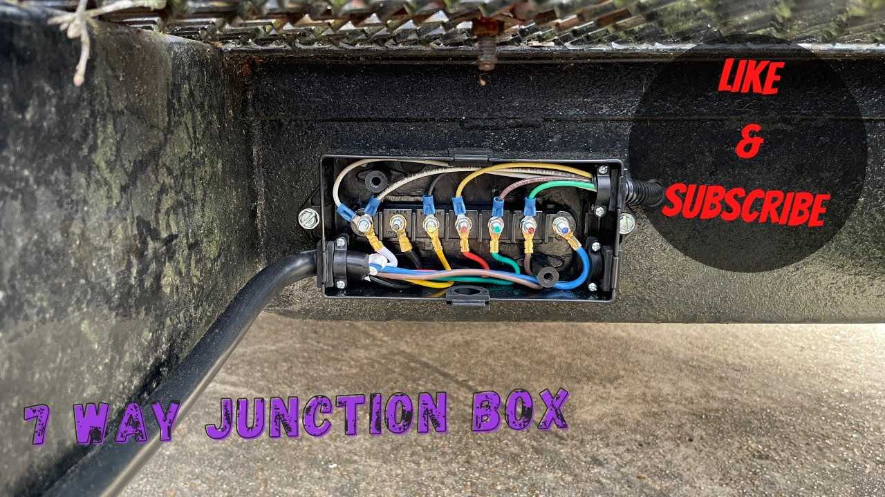 7 way trailer junction box wiring diagram