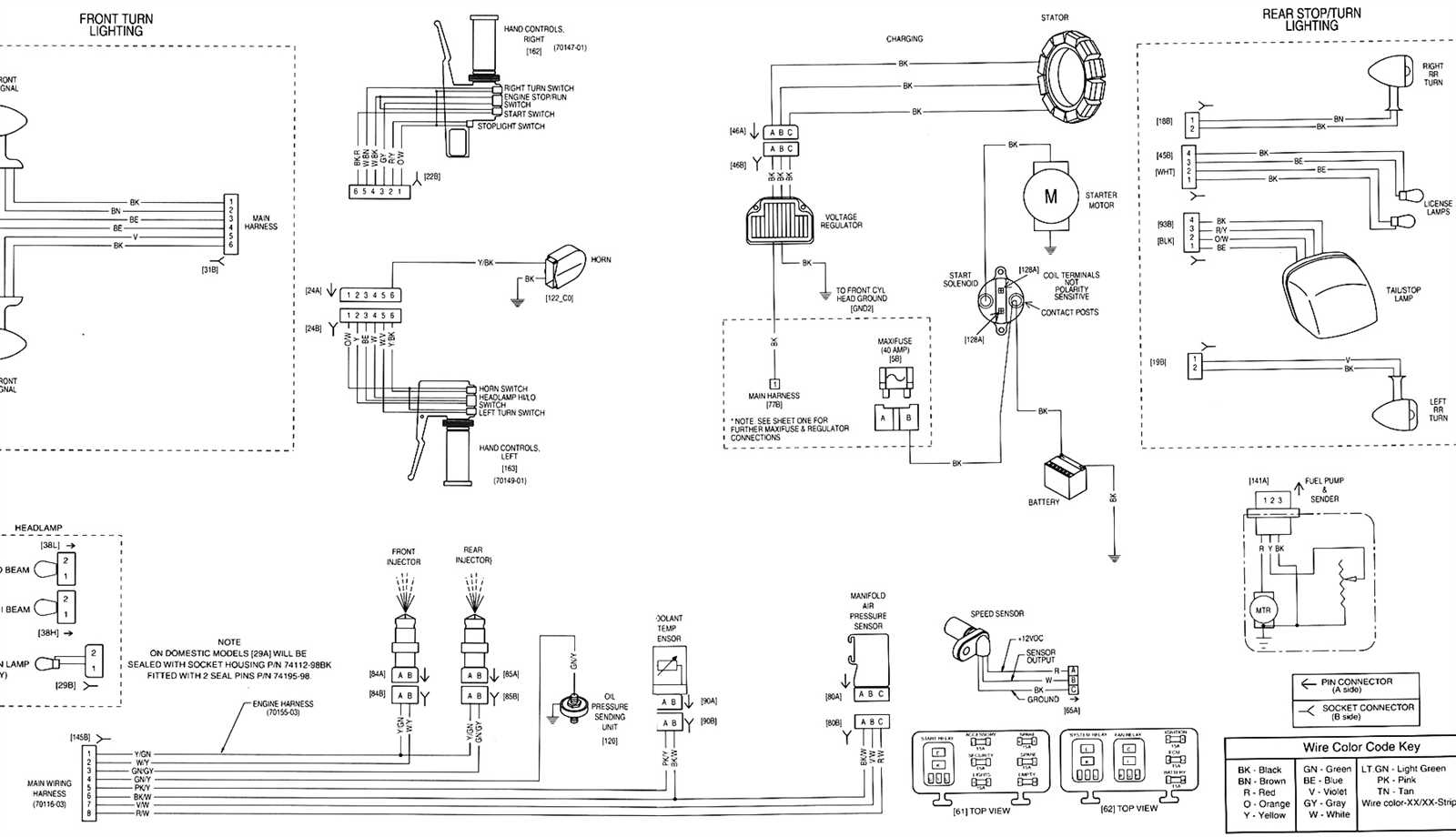 harley davidson stereo wiring diagram