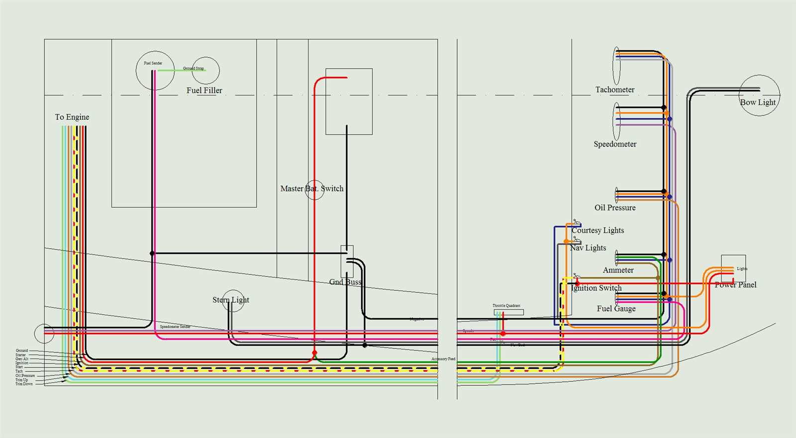 schematic boat wiring diagram