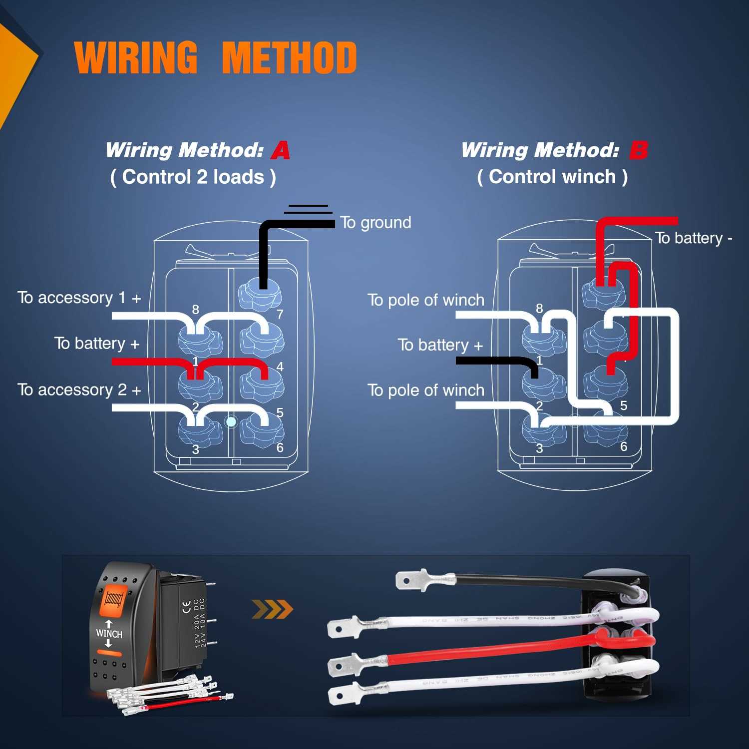 7 pin winch switch wiring diagram