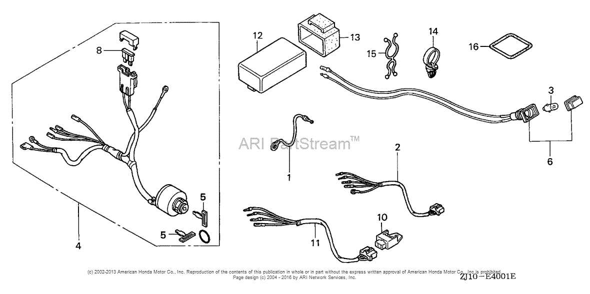 honda gx wiring diagram