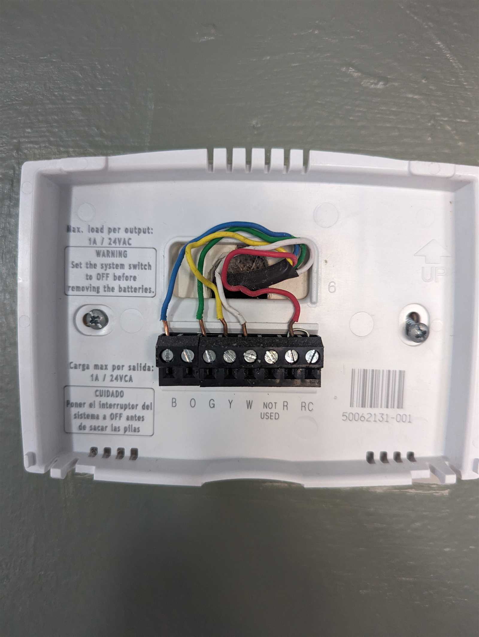 honeywell thermostat rth2300b wiring diagram