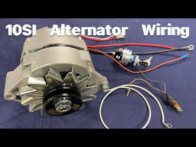 wiring diagram for tractor alternator