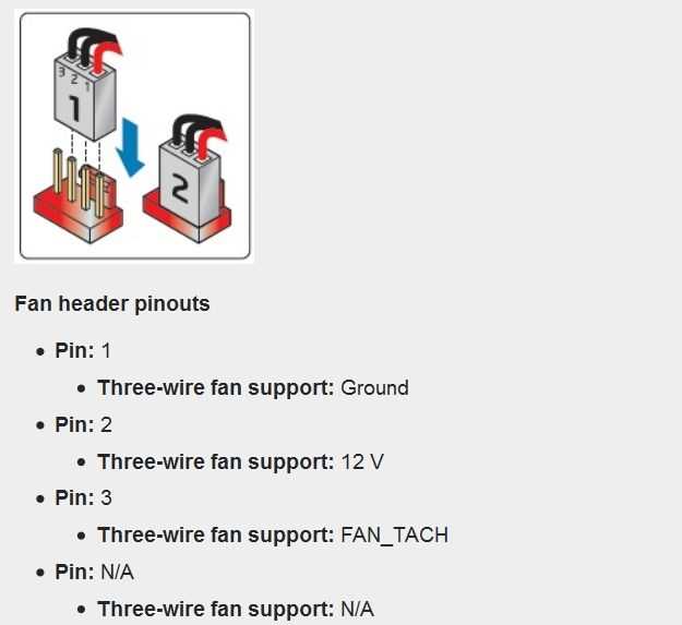 3 wire cpu fan wiring diagram