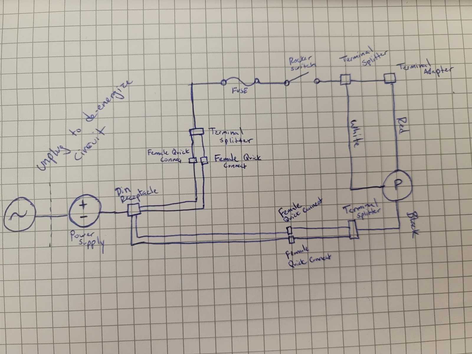 power supply wiring diagram