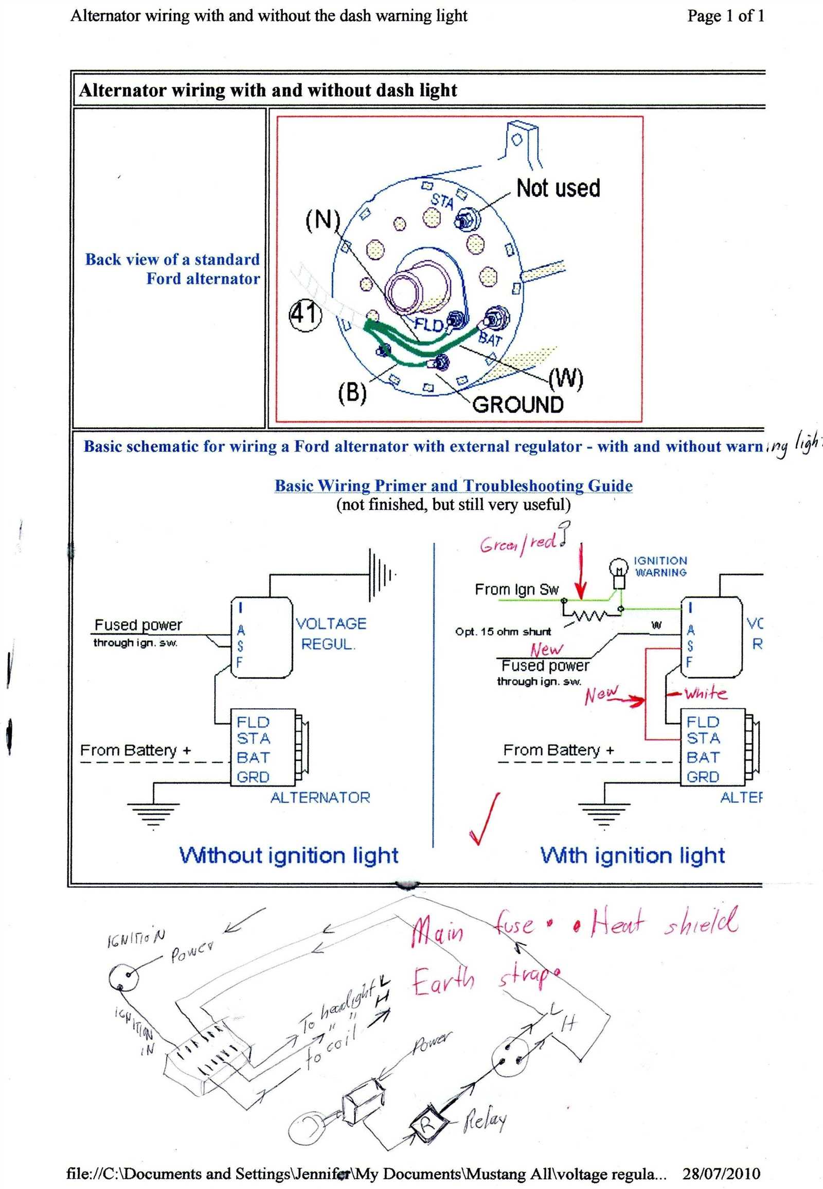 1967 mustang wiring diagram