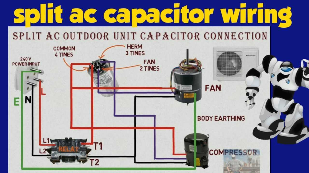 hvac capacitor wiring diagram