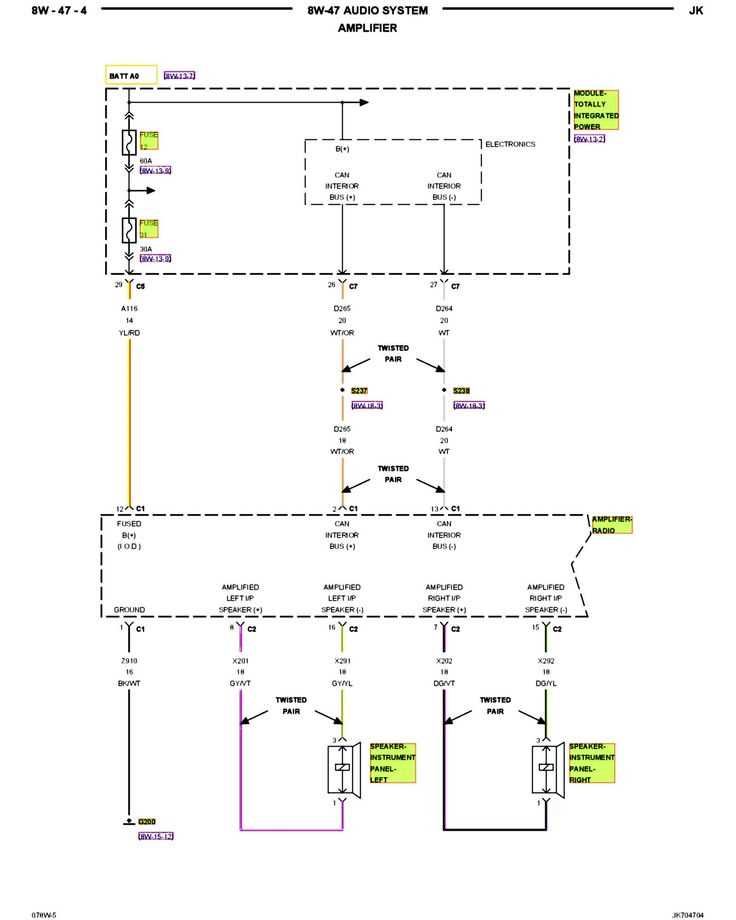 2008 jeep wrangler stereo wiring diagram