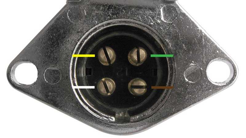 round 4 pin trailer wiring diagram