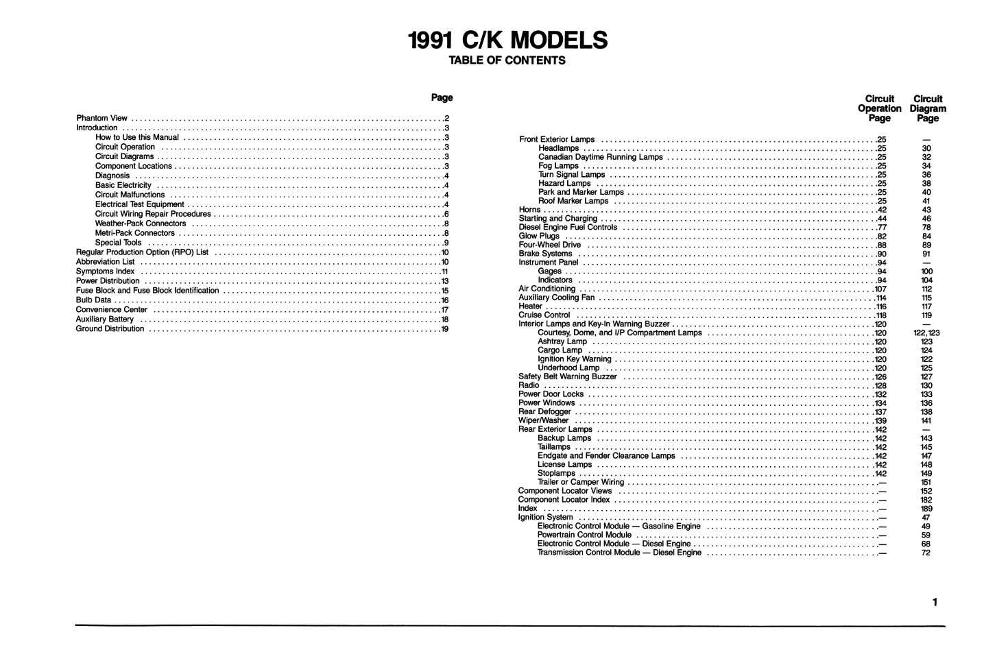 chevy truck electrical wiring diagram