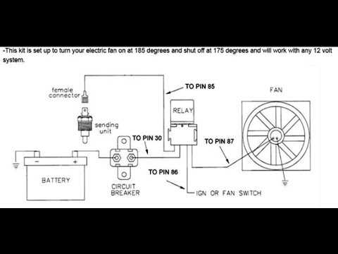 automotive electric fan wiring diagram