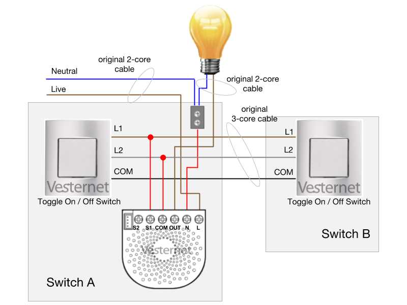 2 position switch wiring diagram