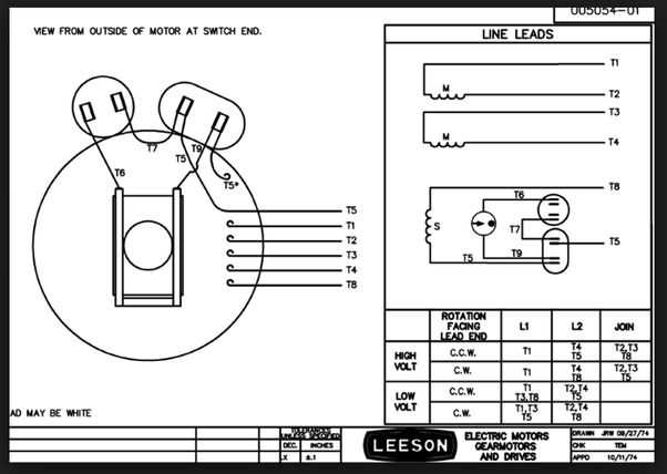 wiring diagrams for electric motors