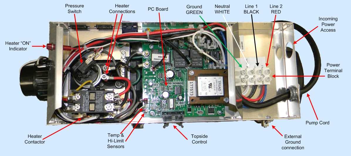 jacuzzi hot tub wiring diagram