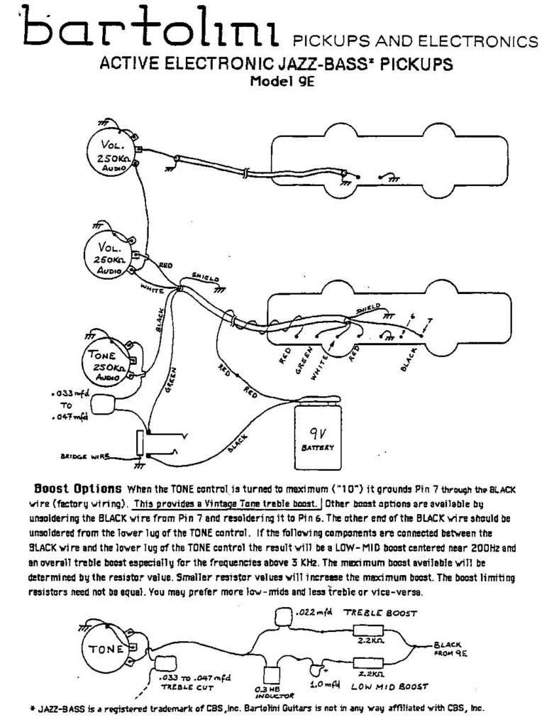 j bass wiring diagram