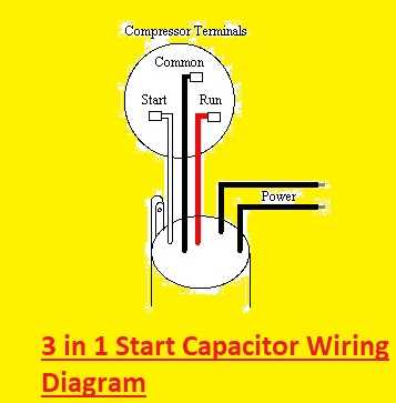 2 terminal capacitor wiring diagram