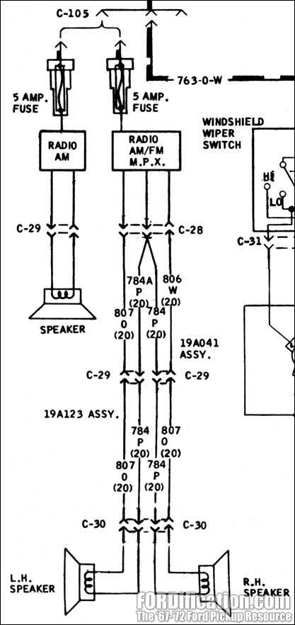 ford wiring diagram stereo