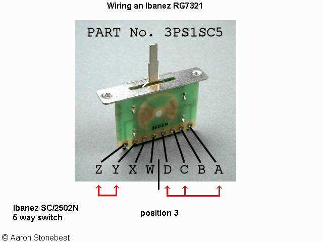 ibanez wiring diagram 3 way switch