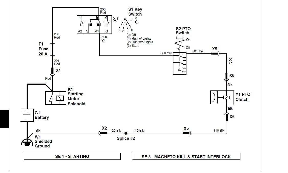 john deere electric pto clutch wiring diagram