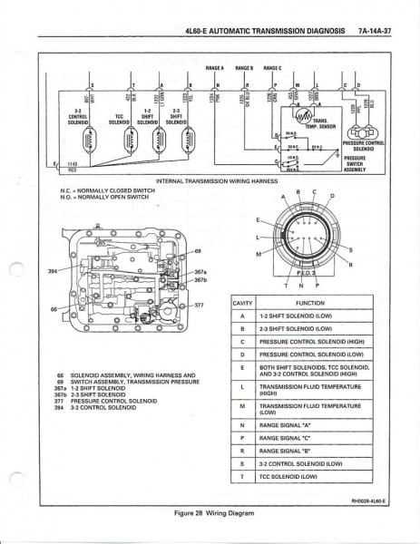 4l60 transmission wiring diagram